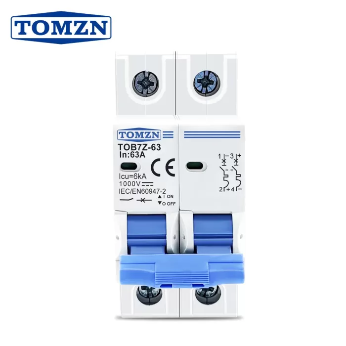 TOMZN TOB7Z-63 автоматичний вимикач постійного струму DC