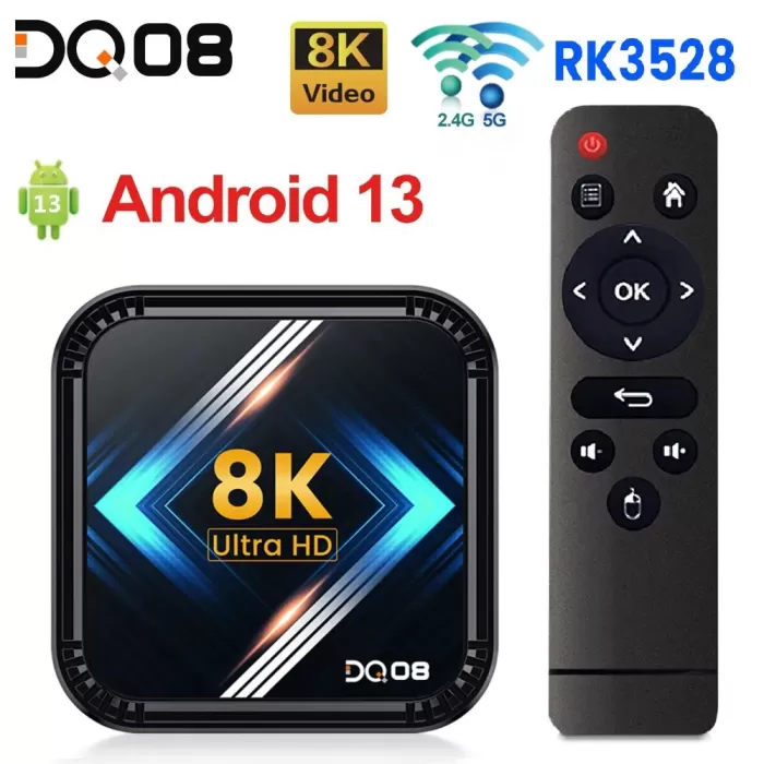 DQ08 RK3528 Smart TV Box з ОС Android 13