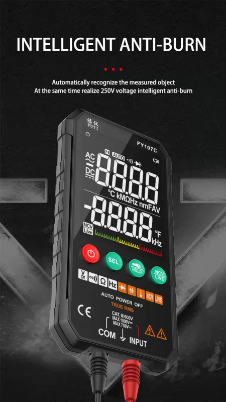 Fuyi FY107C автоматичний цифровий мультиметр